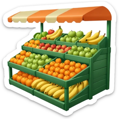 greengrocer supermarket+ sticker