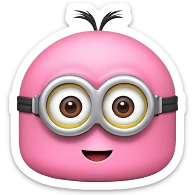 Minions rosa sticker