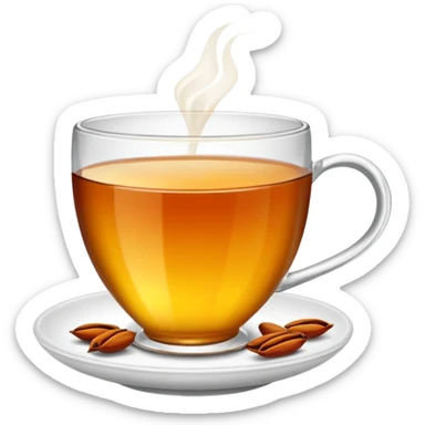 İnce belli bardakta çay emojisi sticker