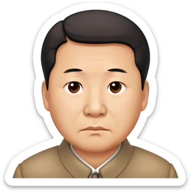 xi jinping photorealistic sad sticker