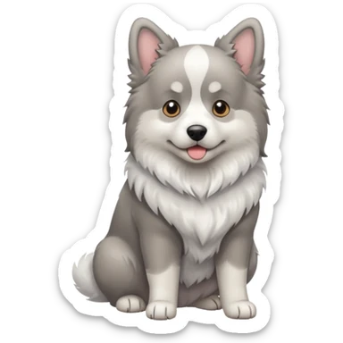 polish huaria but dog version sticker