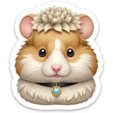 rococo fancy hamster sticker