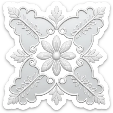 Lace sticker