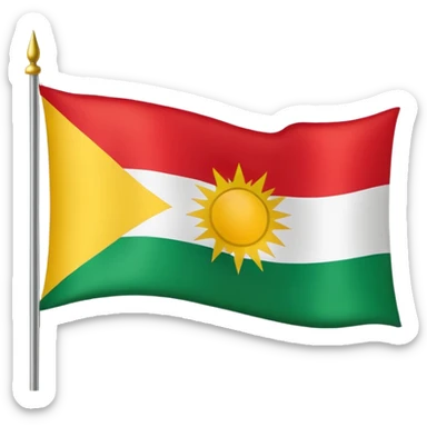 Kurdistan flag emoji sticker