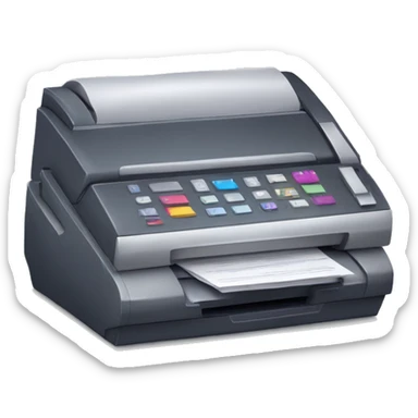 vibranium fax machine sticker