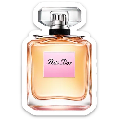 Miss dior perfume sticker
