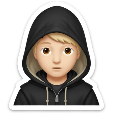 Ahora con capucha  sticker