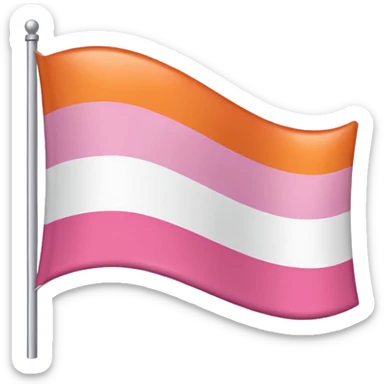 Could you please make the lesbian pride flag sticker