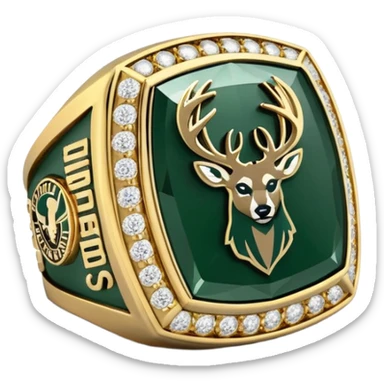 Milwaukee bucks championship ring sticker
