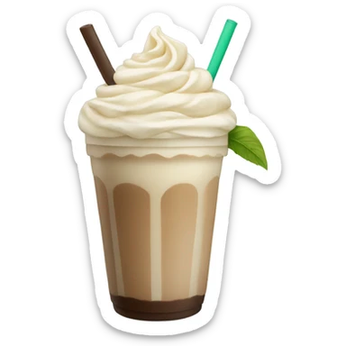 vanilla frappe  sticker