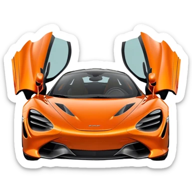 McLaren 720S - McLaren (Model Year: 2021) (Iconic colour: Orange) sticker