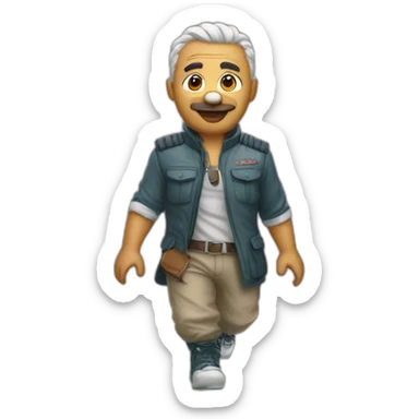 Papi glaçon sticker