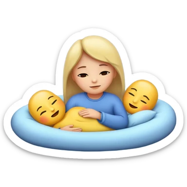 generate a Relaxation before bedtime emoji sticker