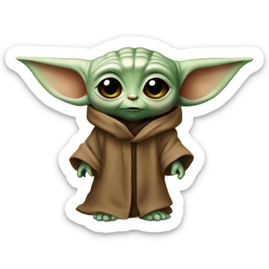 Baby yoda grogu sticker