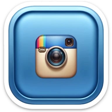 Blue tick of instagram sticker