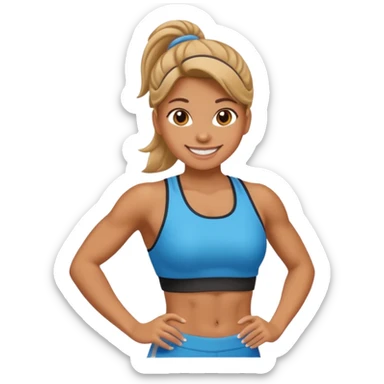 gym girl emoji sticker