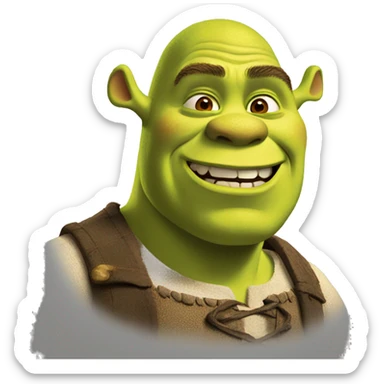 shrek  sticker