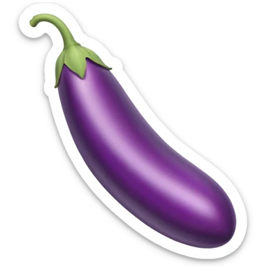 Long brinjal sticker