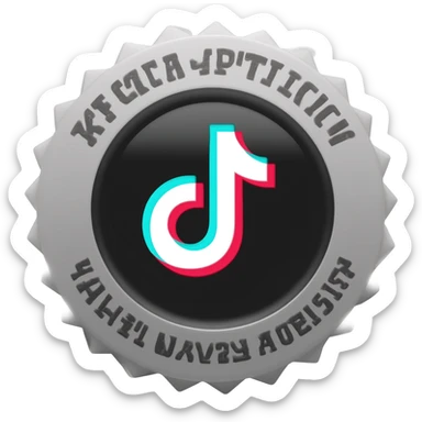 Quiero la verificasion yde tiktok sticker