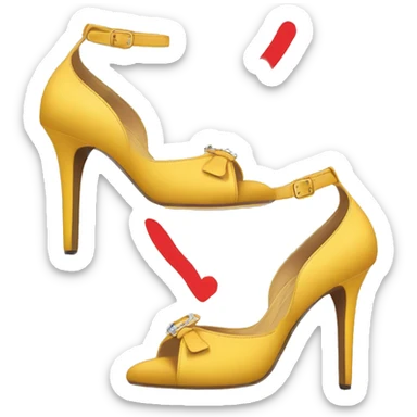 Yves saint Laurent style heels sticker