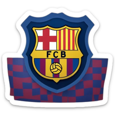 Football club barcelona sticker