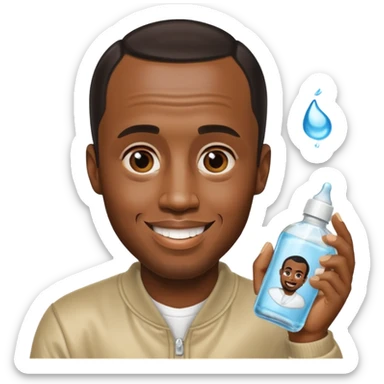 make me p diddy with baby oil sticker