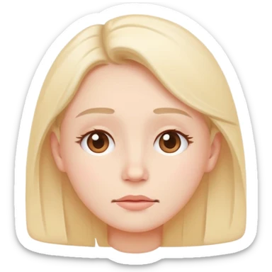 minimal flat emoji with mild tension,
slightly raised eyebrows,
thoughtful expression,
balanced emotion,
soft pastel tones,
modern health tracking app style,
transparent background,
vector illustration
 sticker