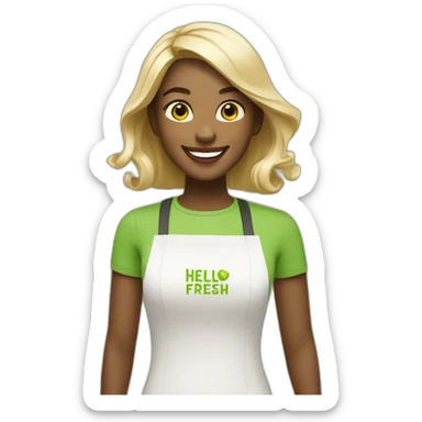 Hello fresh brand ambassador  sticker
