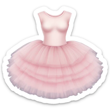 light pink tutu  sticker