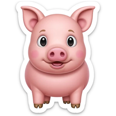 Alphabet Pig sticker