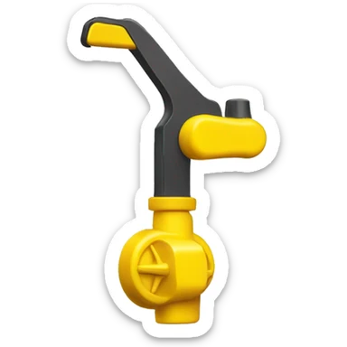 yellow brake lever sticker