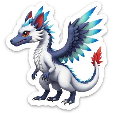 "Dutch Angel Dragon"-Trico-Silvally-Vernid-Sergal-hybrid-fusion sticker