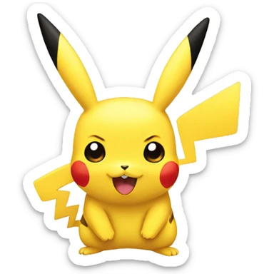 Pikachu sticker