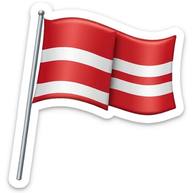 Řeď flag sticker
