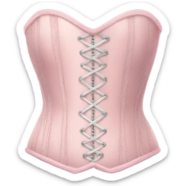 Pastel pink corset  sticker