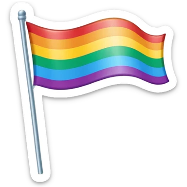 Floptropica flag sticker