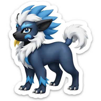 Luxio-Absol-Luxray-fusion (full body) sticker