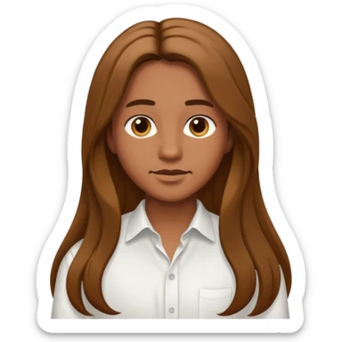 Saçın boyunu biraz daha uzatır mısın ilki gibi yapıp  sticker