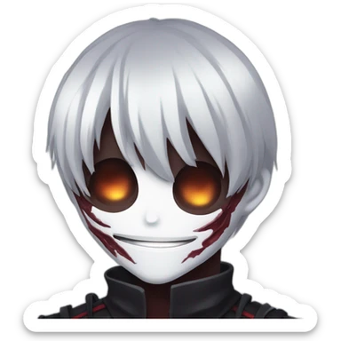 ken kaneki ghoul form sticker