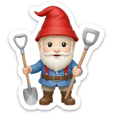 nain de jardin sticker