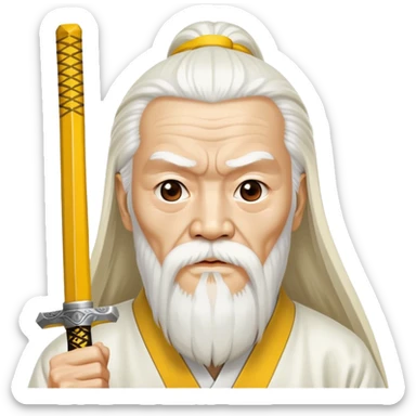 pai mei kill bill beard sticker