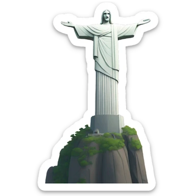 christ the redeemer sticker