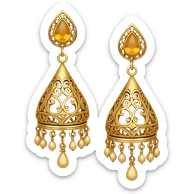 Jhumka emotional for chat sticker