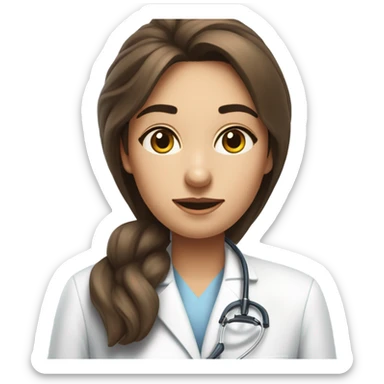 dermatologist woman  sticker