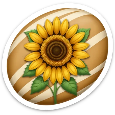 sunflower seed sticker
