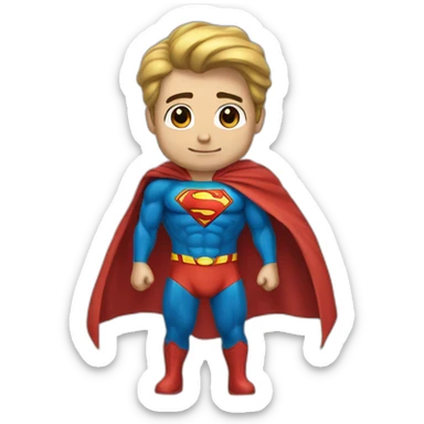 Io vestito da Superman sticker