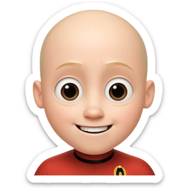 Jack-Jack (bald) from The Incredibles Movie sticker