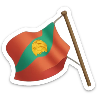 Gipsy flag sticker