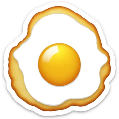 Fried egg sticker