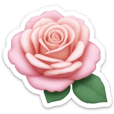 Cœur pastel rose sticker